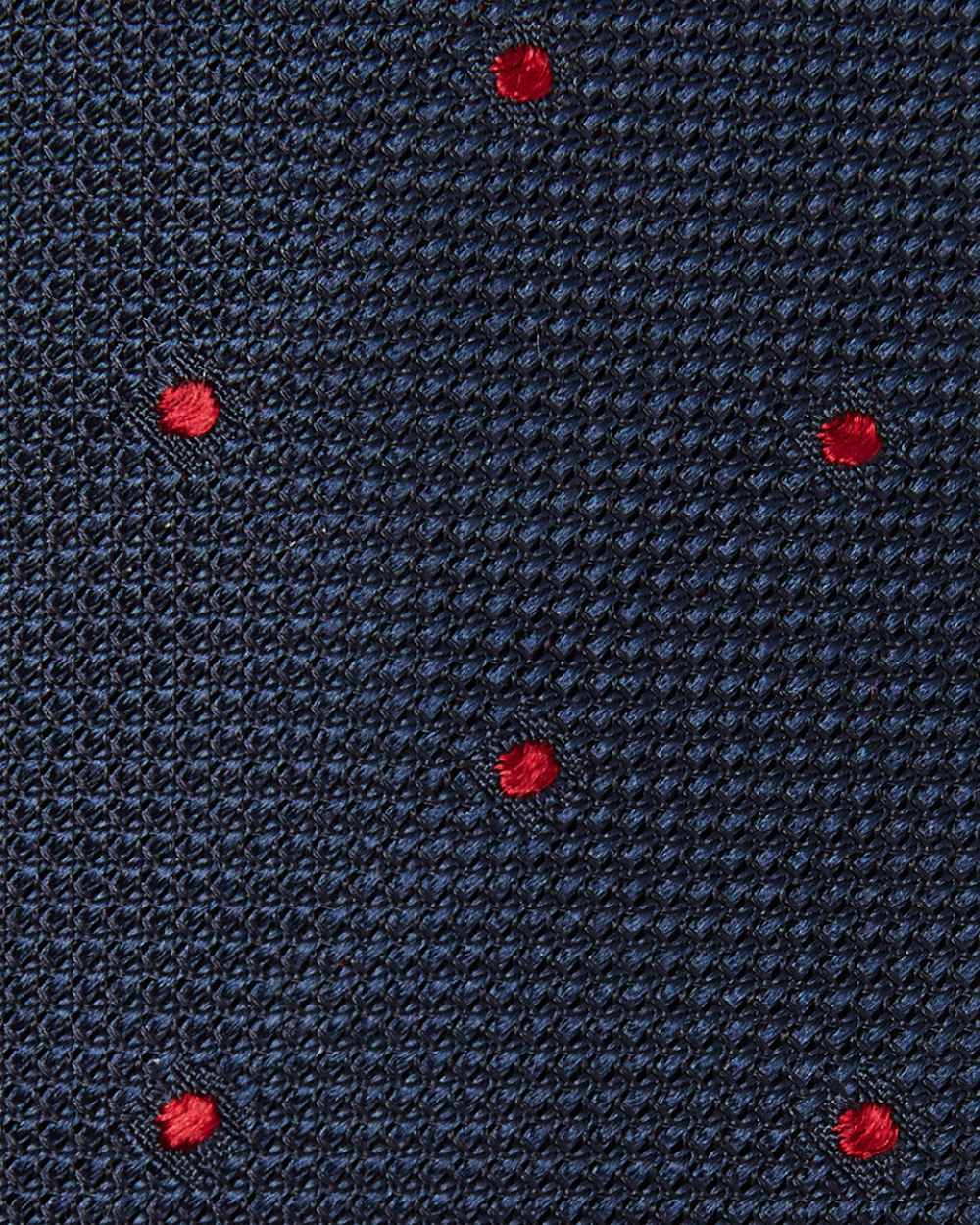 Emanuel Berg | Polka Dot Unlined Grenadine Tie