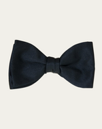 Black Silk Bow Tie