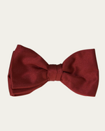 Red Silk Bow Tie