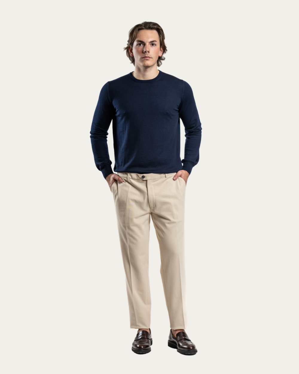 Emanuel Berg - Navy Virgin Wool Sweater