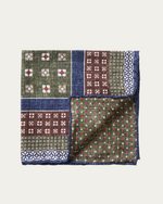 Multicolored Double-Sided Silk Pocket Square