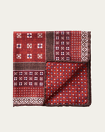 Multicolored Double-Sided Silk Pocket Square