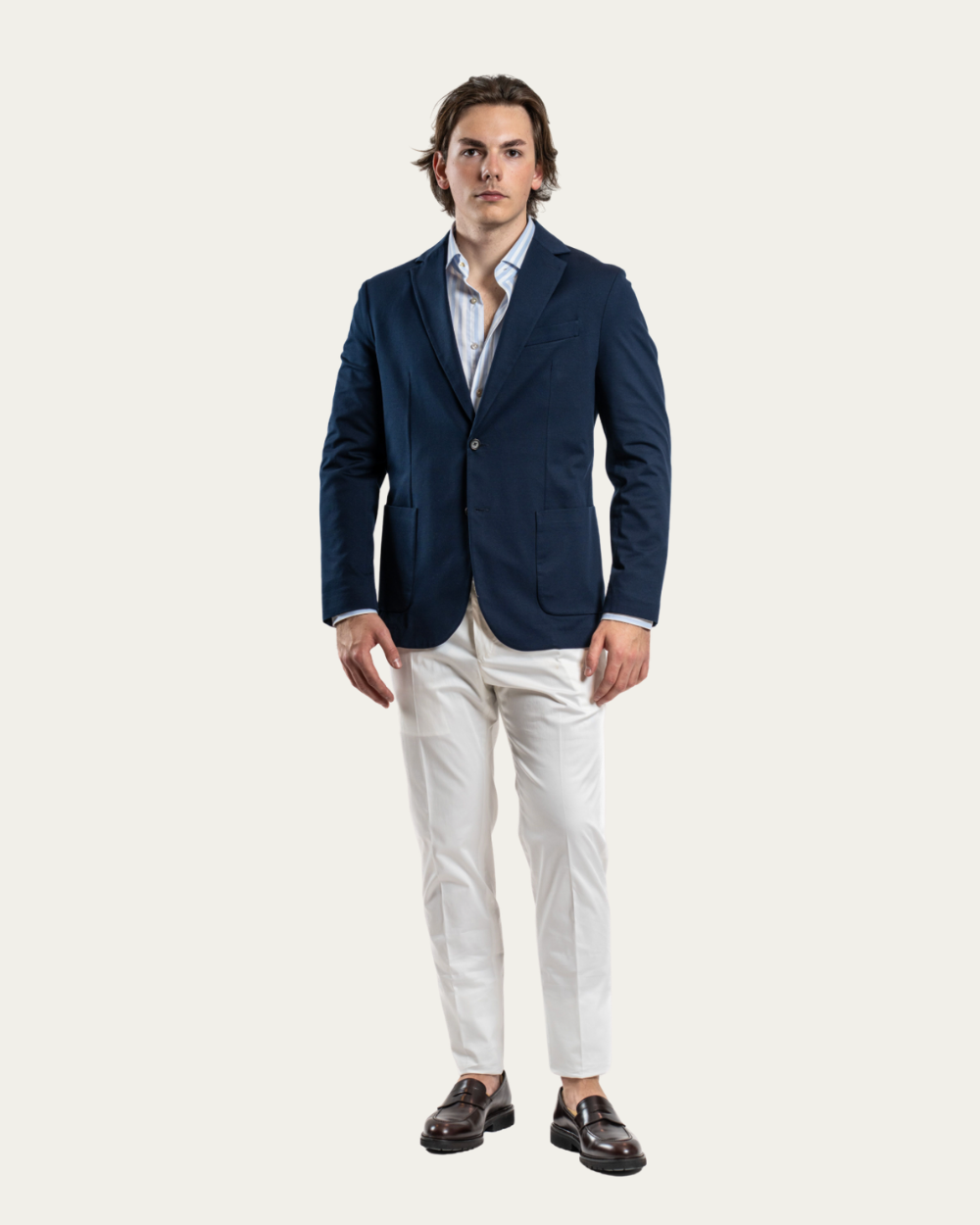 Circolo 1901 - Navy Jersey Blazer