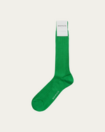 Green Cotton Socks