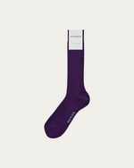 Purple Cotton Socks