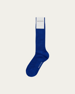 Marine Blue Cotton Socks