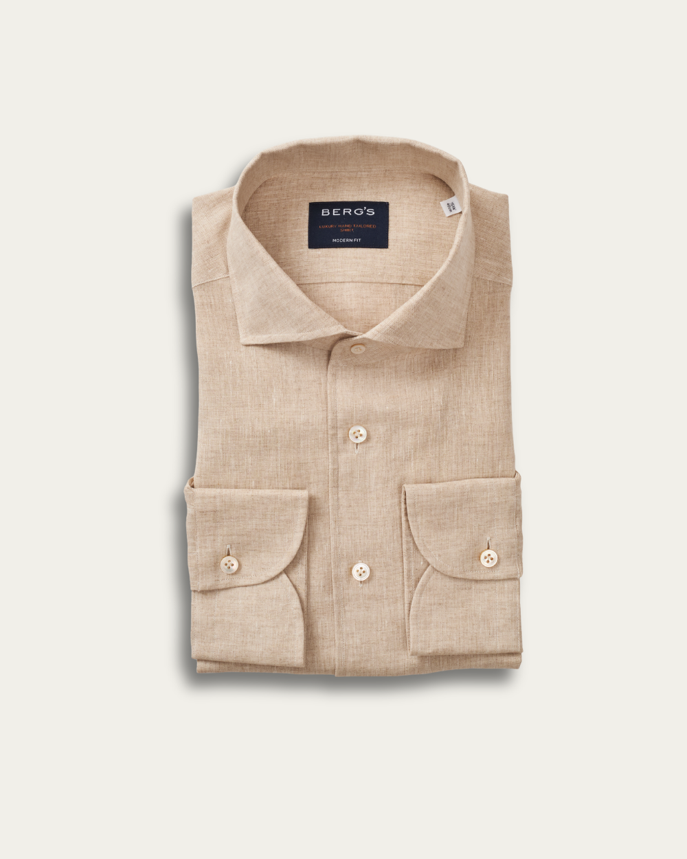 Berg's | Beige Linen Fontalina Shirt