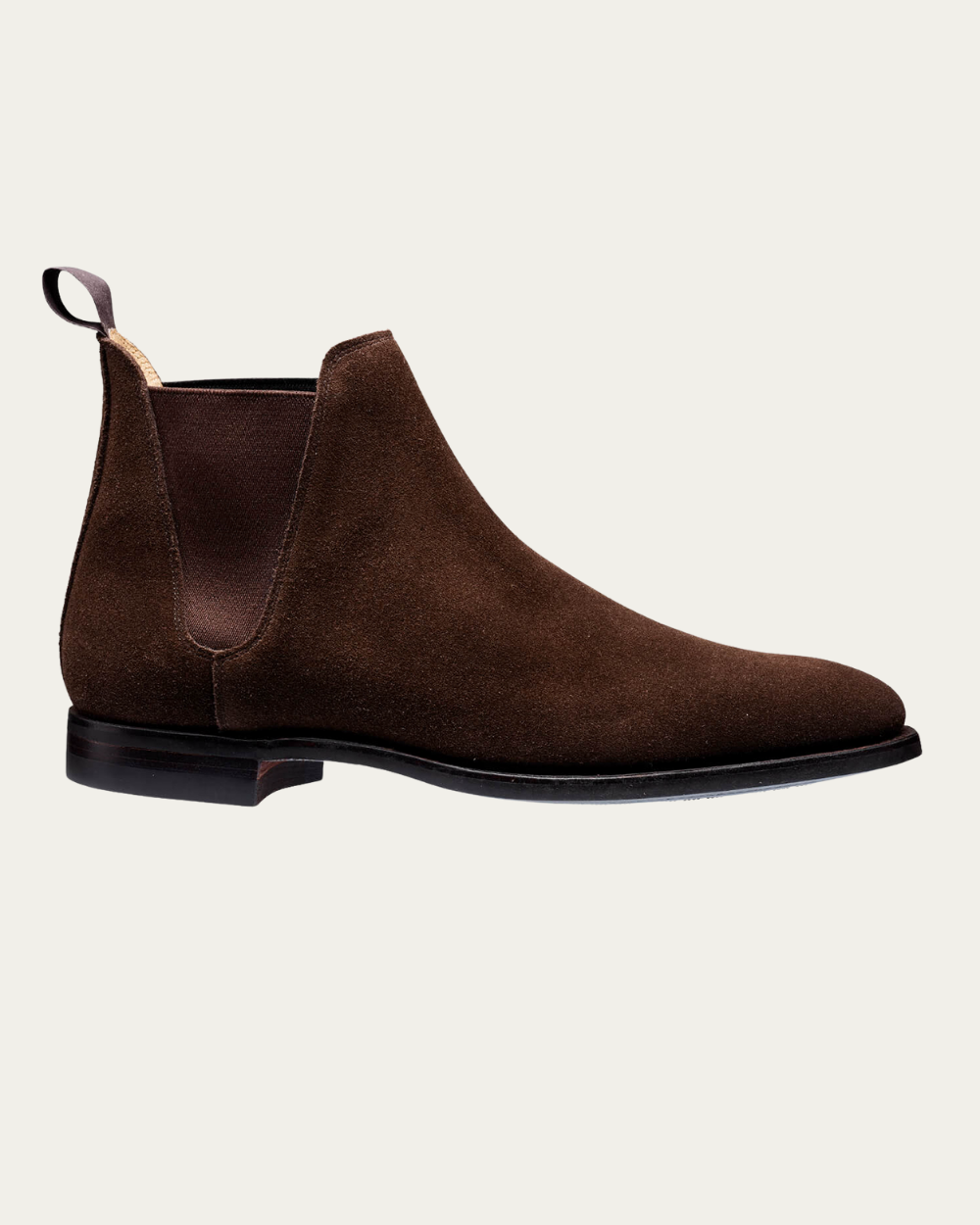 Crockett & Jones - Dark Brown Suede Chelsea 8 Boots