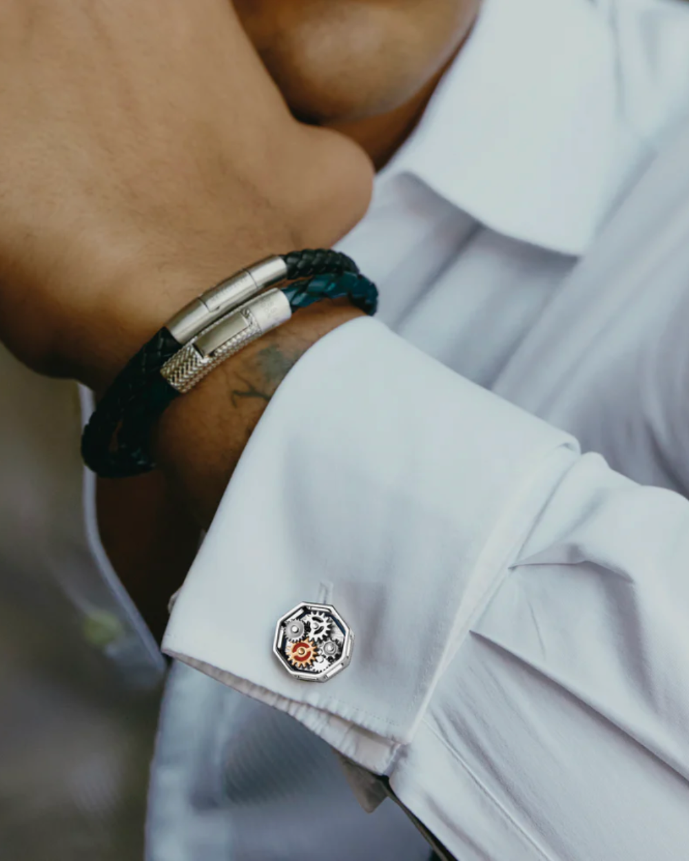 Tateossian - Octo Gear Cufflinks