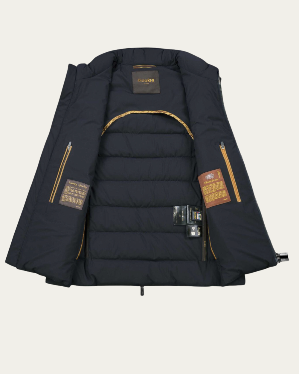 MooRER - Navy Blue Oliver KN Vest