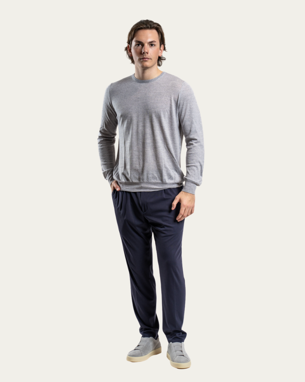 Emanuel Berg - Grey Virgin Wool Sweater