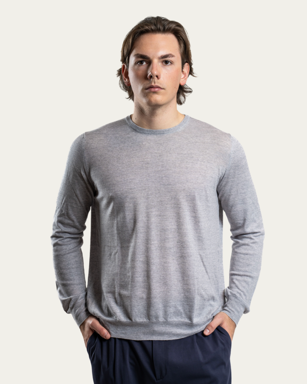 Emanuel Berg - Grey Virgin Wool Sweater
