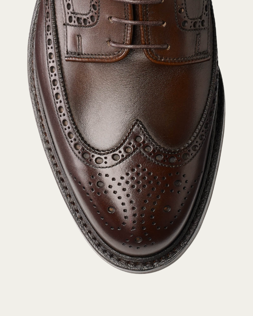 Crockett & Jones - Dark Brown Wax Calf Pembroke Derby