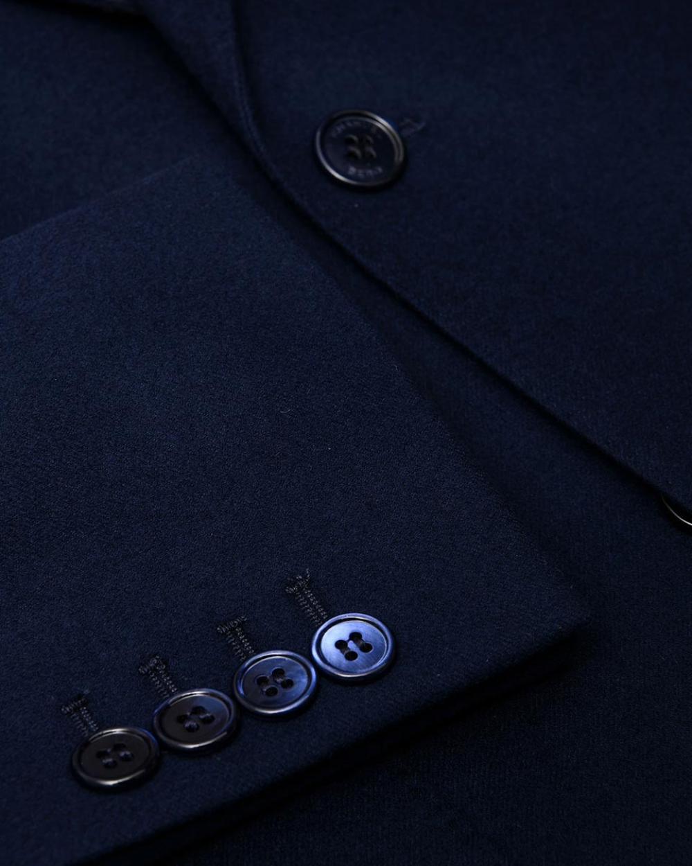 Emanuel Berg | Navy Blue Wool Jacket