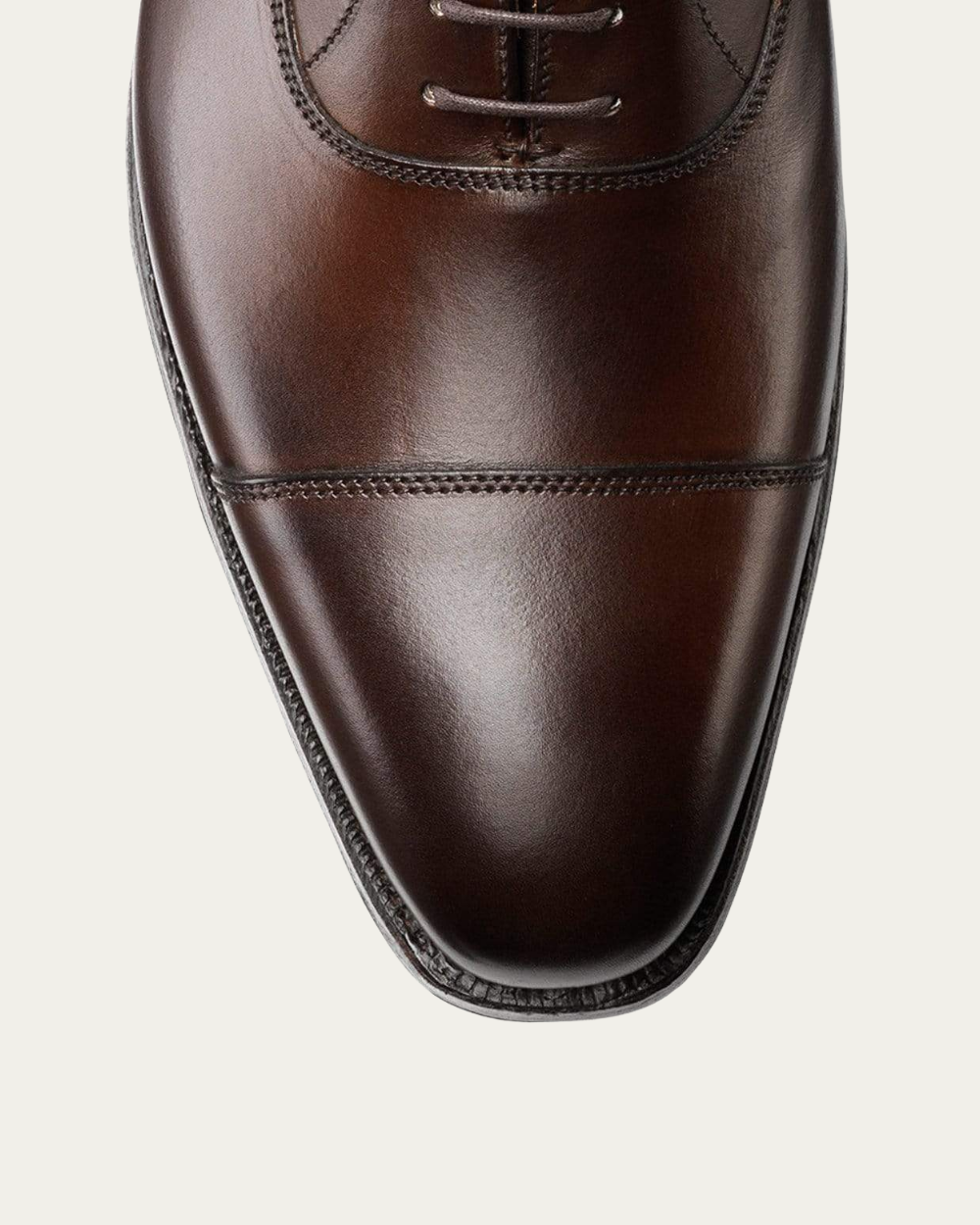 Crockett & Jones - Dark Brown Burnished Calf Hallam Oxford