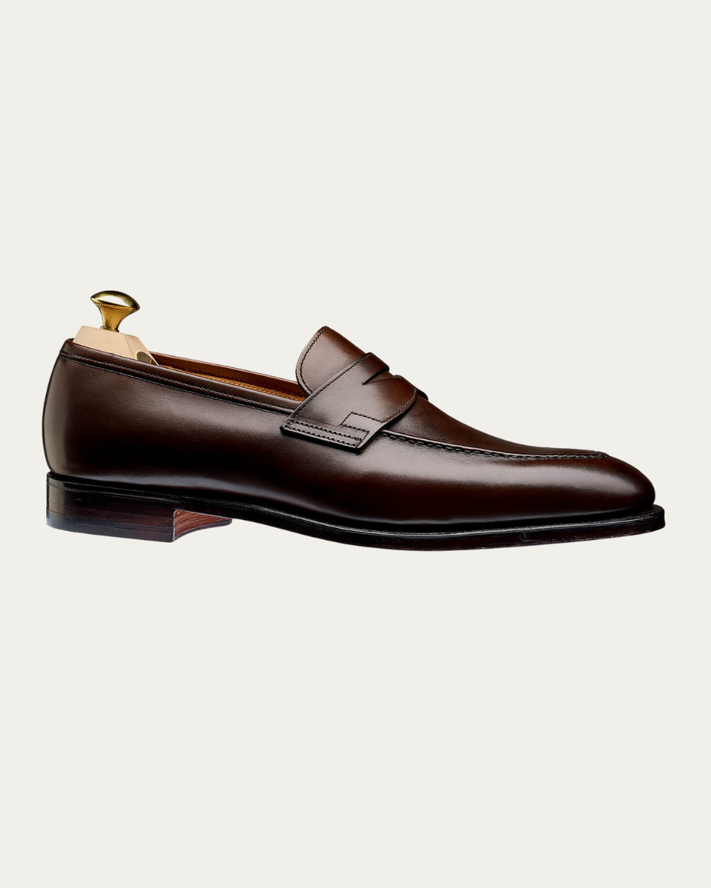 Crockett & Jones - Dark Brown Burnished Calf Sydney Loafers
