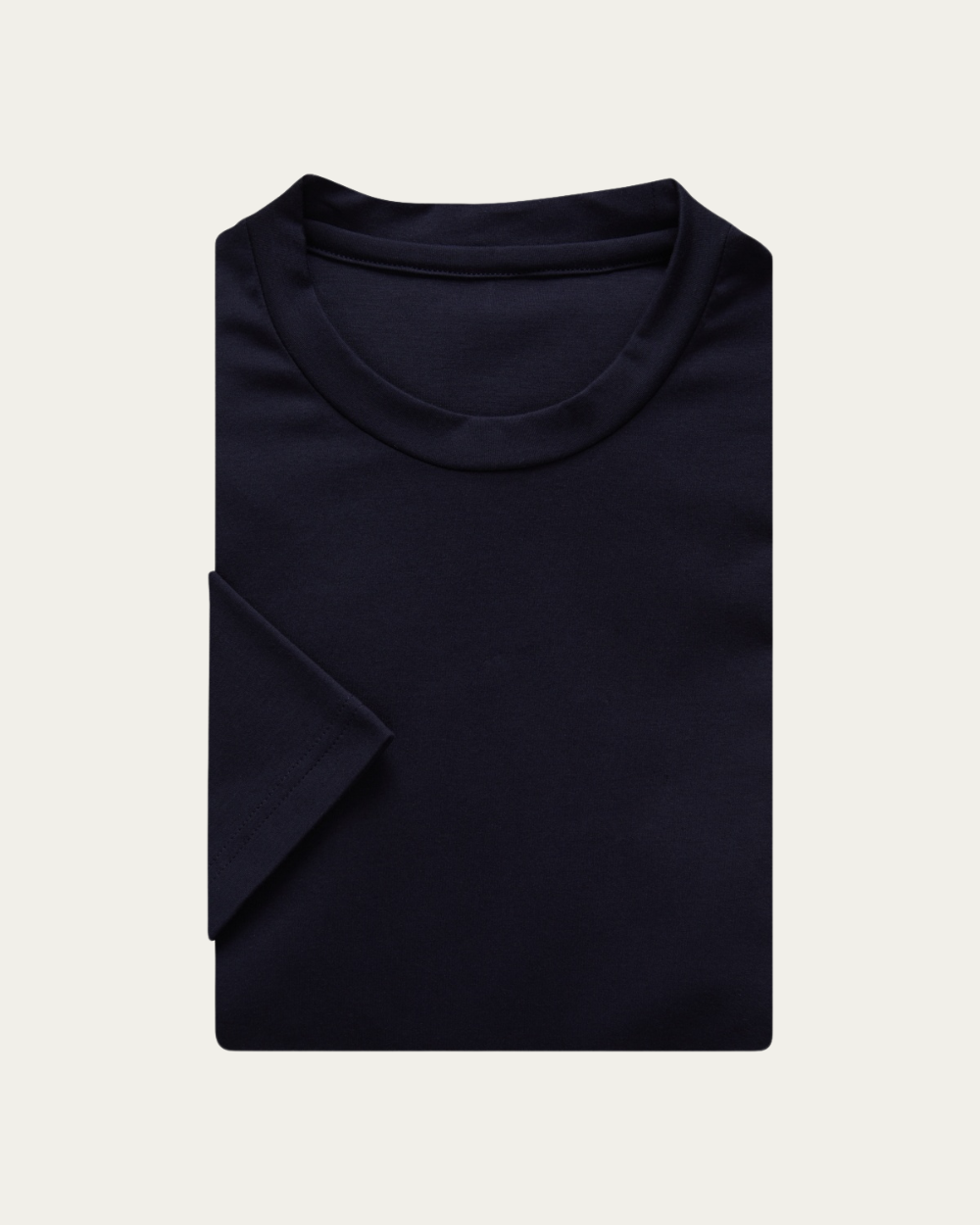 Emanuel Berg | Navy Blue 4Flex Cotton T-Shirt