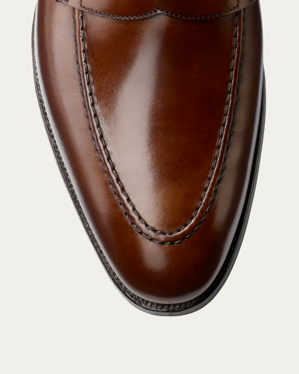 Crockett & Jones - Dark Brown Burnished Calf Sydney Loafers
