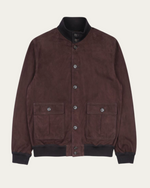 Valstarino Suede Jacket Dark Brown Caffe