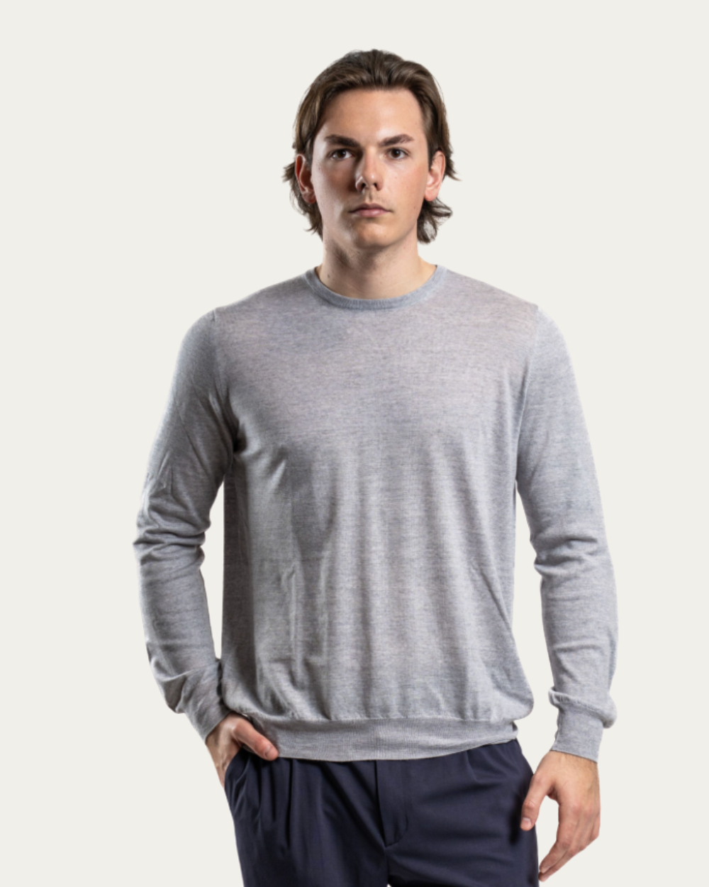 Emanuel Berg - Grey Virgin Wool Sweater
