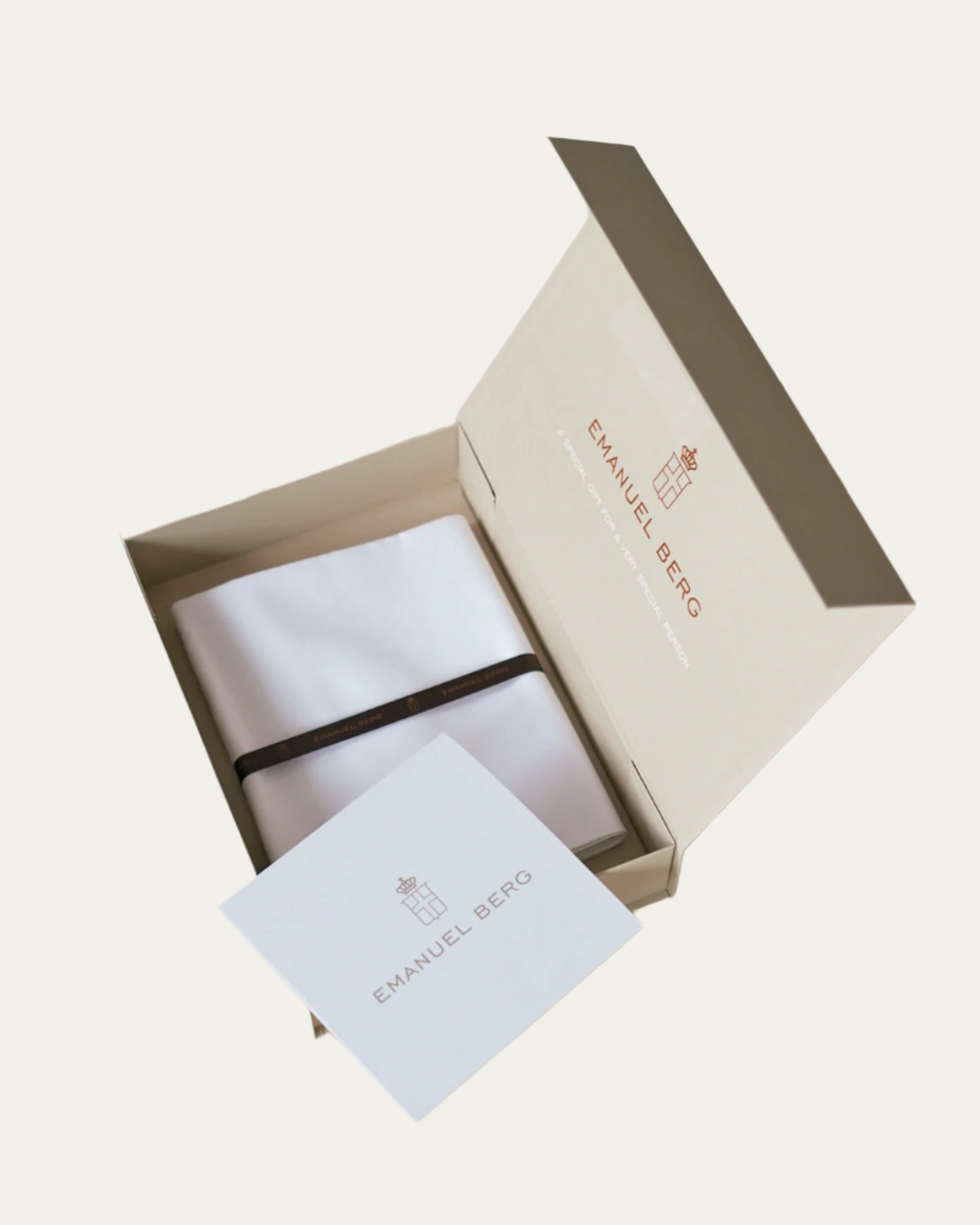 Emanuel Berg | Custom Shirt Gift Box with Thomas Mason® Fabric