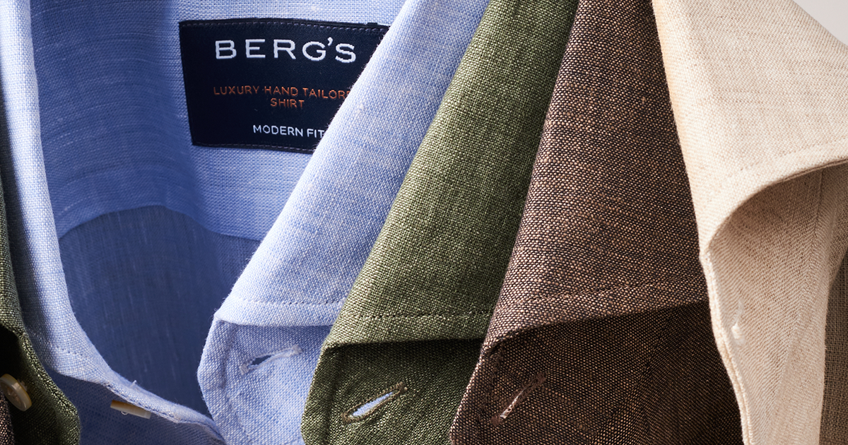 100% linen made by Albini®
