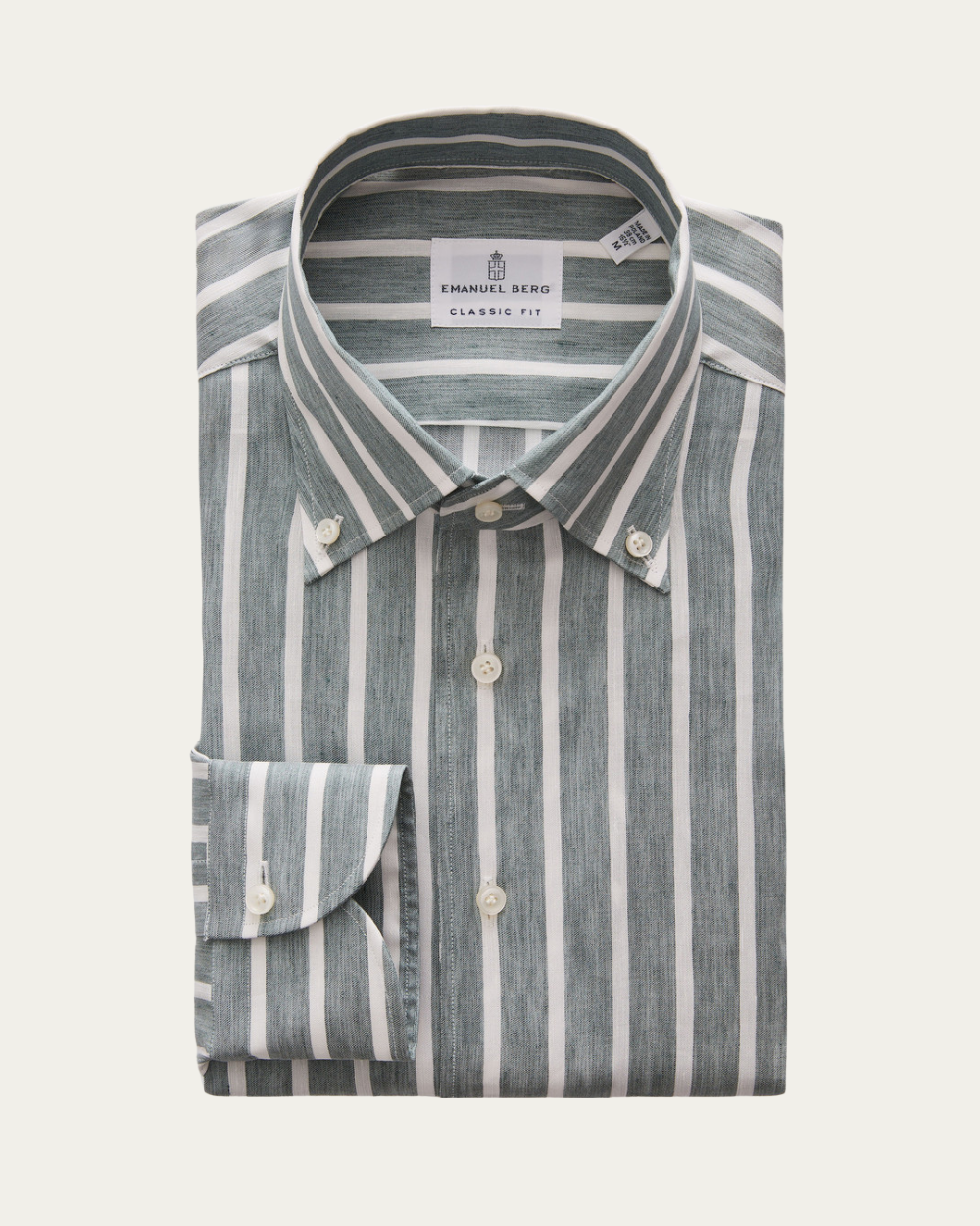 Emanuel Berg | Striped Cotton-Lyocell Blend Shirt