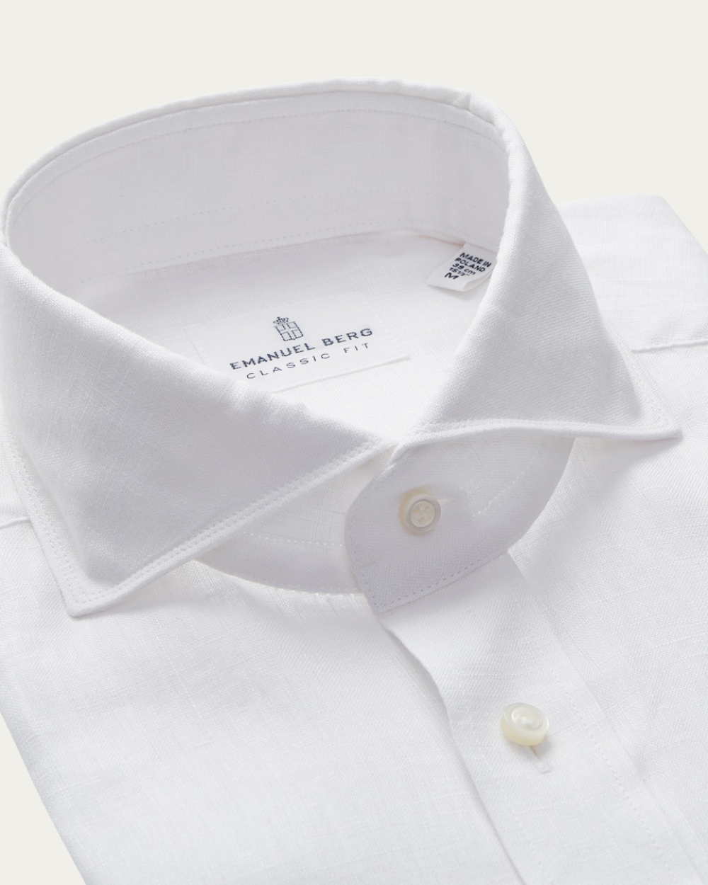 Emanuel Berg | White Linen Shirt