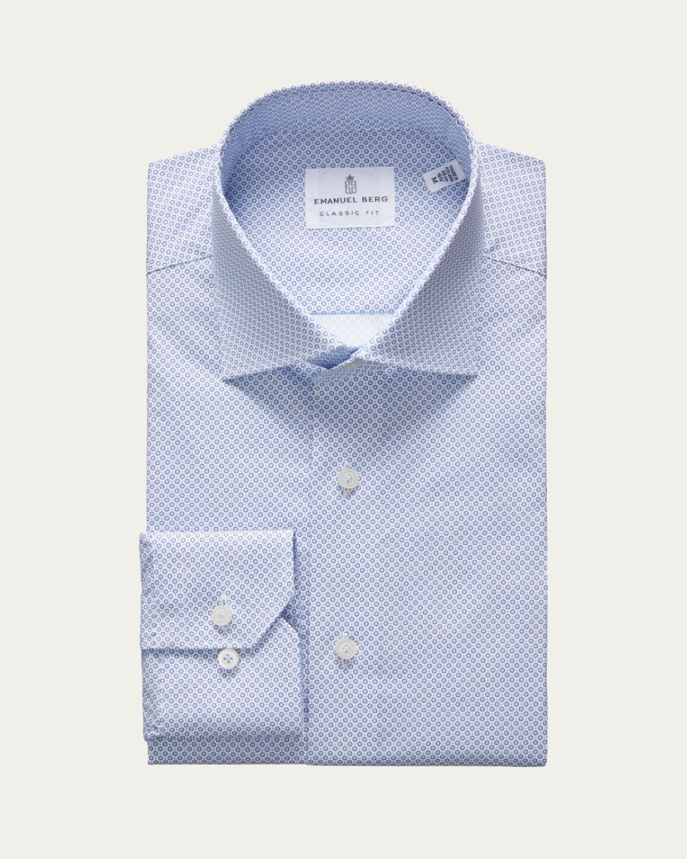 Emanuel Berg | Geometric Pattern Shirt