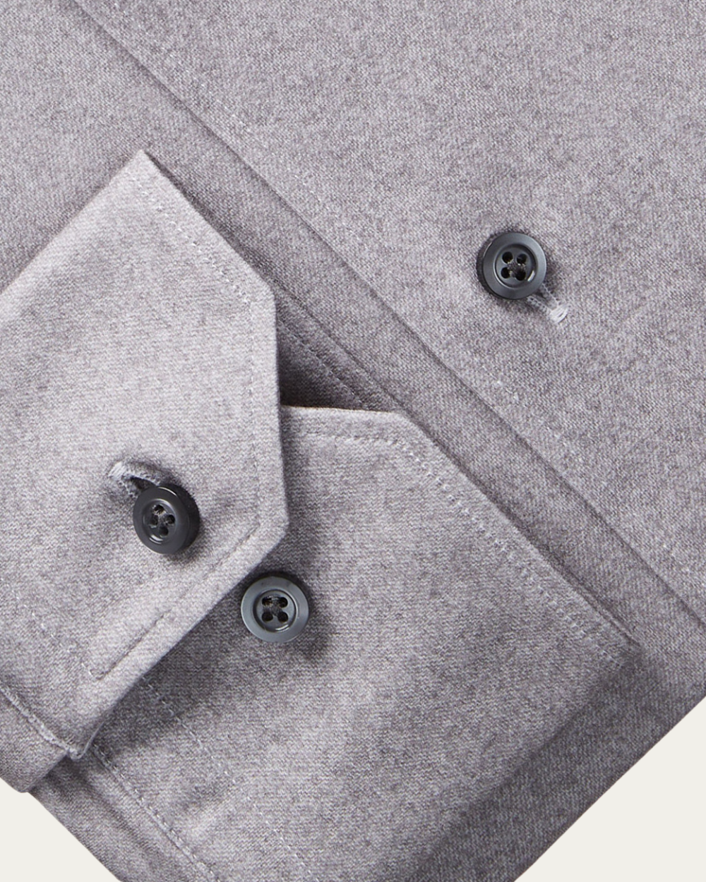 Emanuel Berg | Grey 4Flex Cotton Shirt