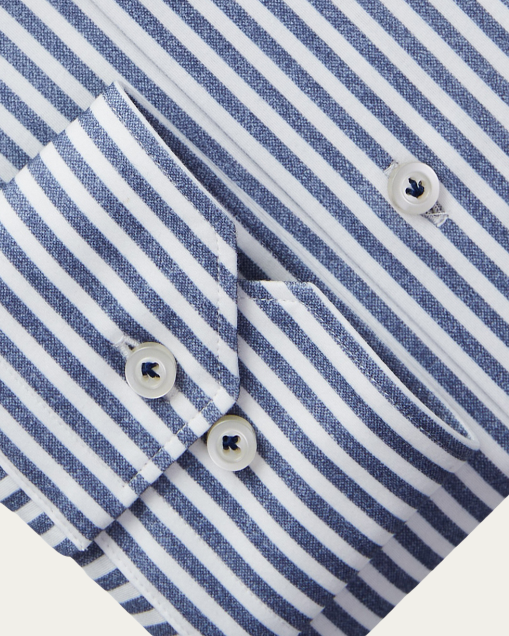 Koszula w paski z bawełny 4Flex | Emanuel Berg