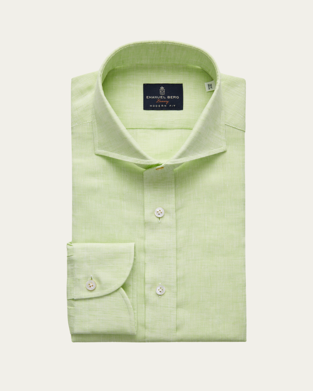 Emanuel Berg | Lime Green Linen Shirt