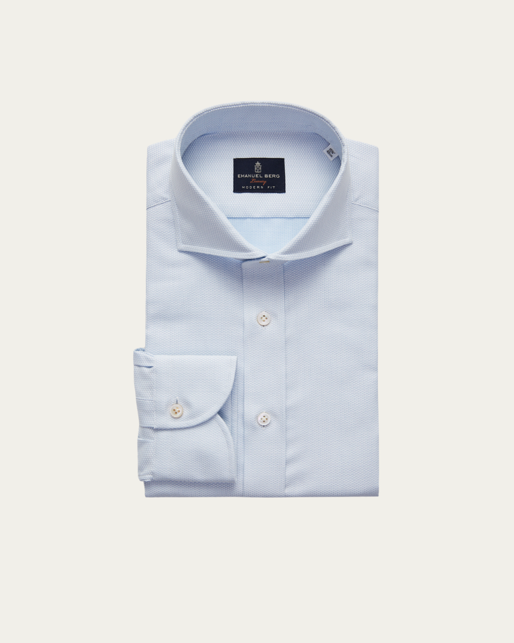 Light Blue Dobby Shirt | Emanuel Berg