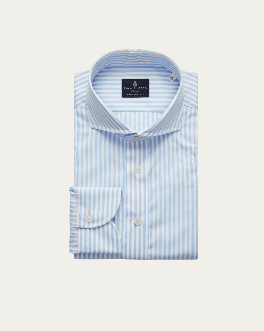 Light Blue Striped Shirt | Emanuel Berg