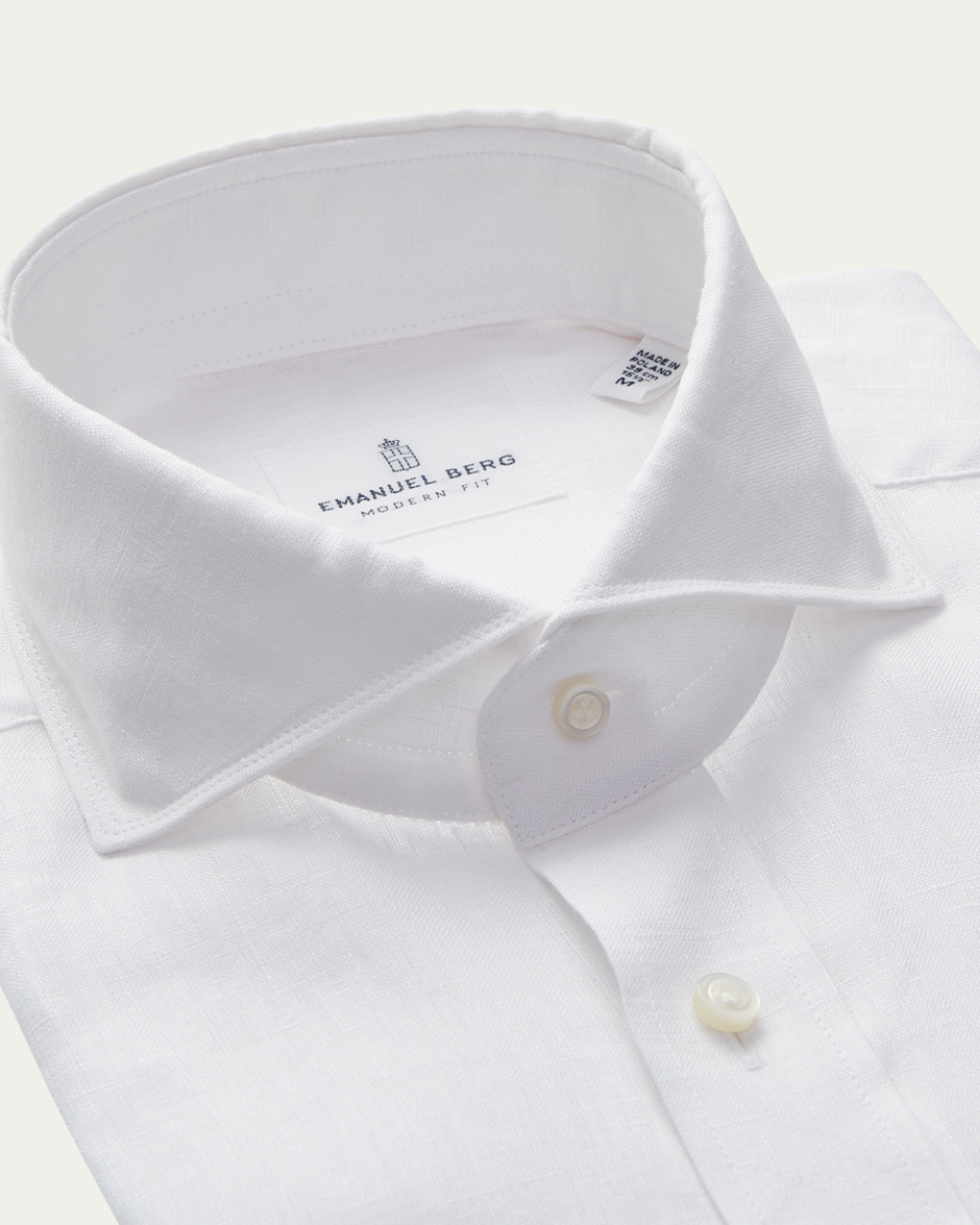 Emanuel Berg | White Linen Shirt