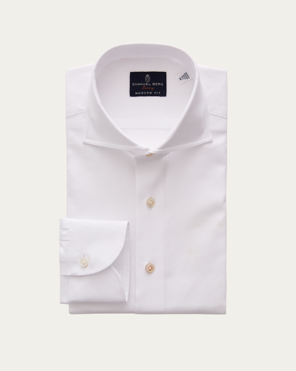 White Giro Inglese Shirt | Emanuel Berg