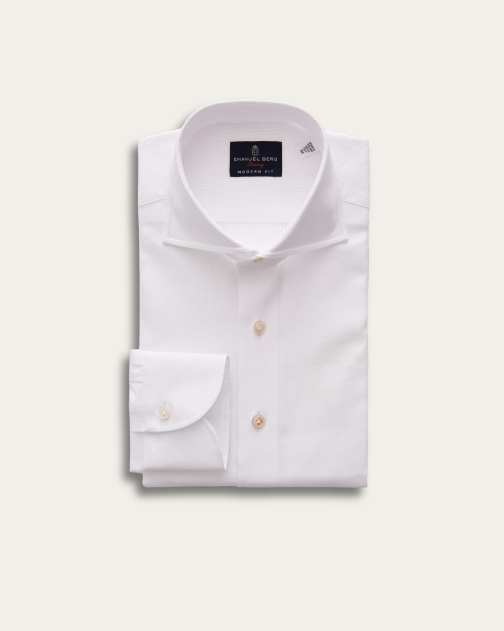 White Giro Inglese Shirt | Emanuel Berg