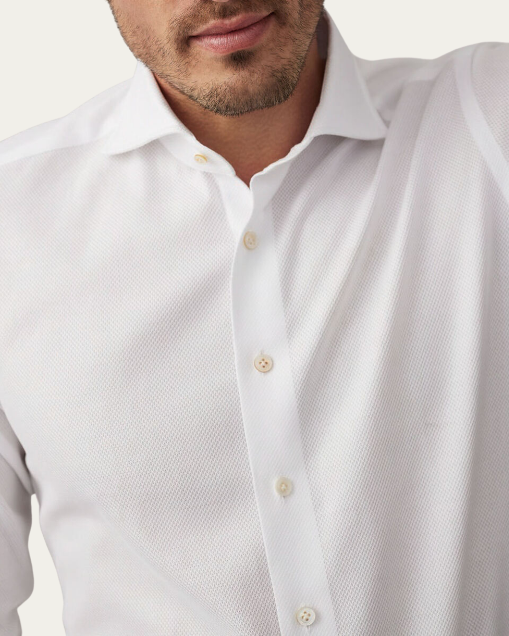 White Giro Inglese Shirt | Emanuel Berg