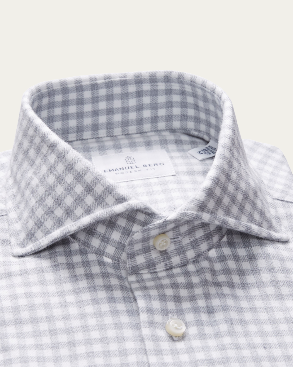Emanuel Berg | Gingham Flannel Shirt