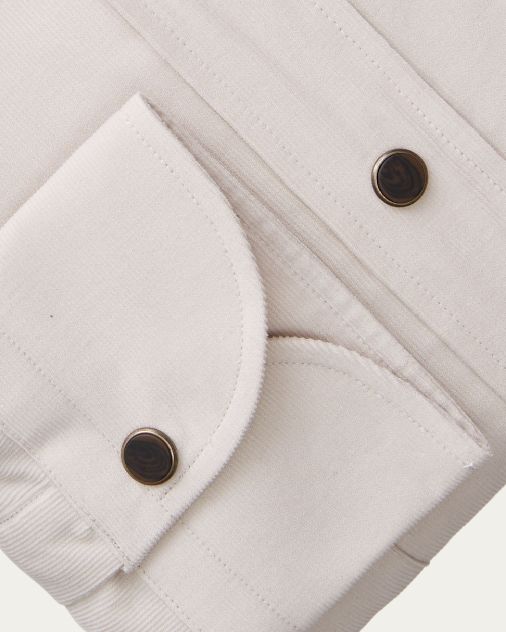 Emanuel Berg | Beige Corduroy Shirt