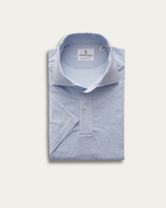 Błękitne polo z Jersey'u