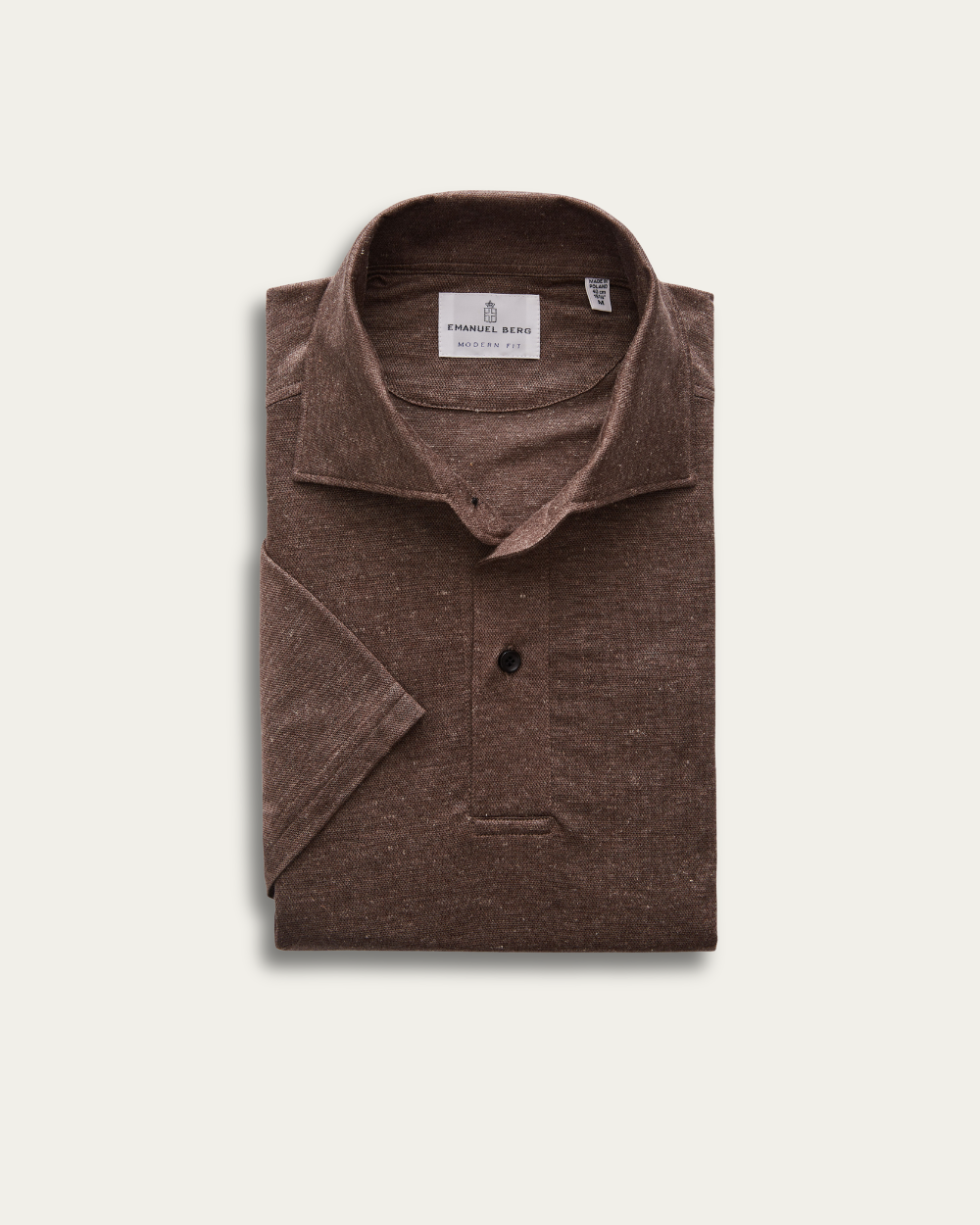 Brązowe polo z Jersey'u | Emanuel Berg