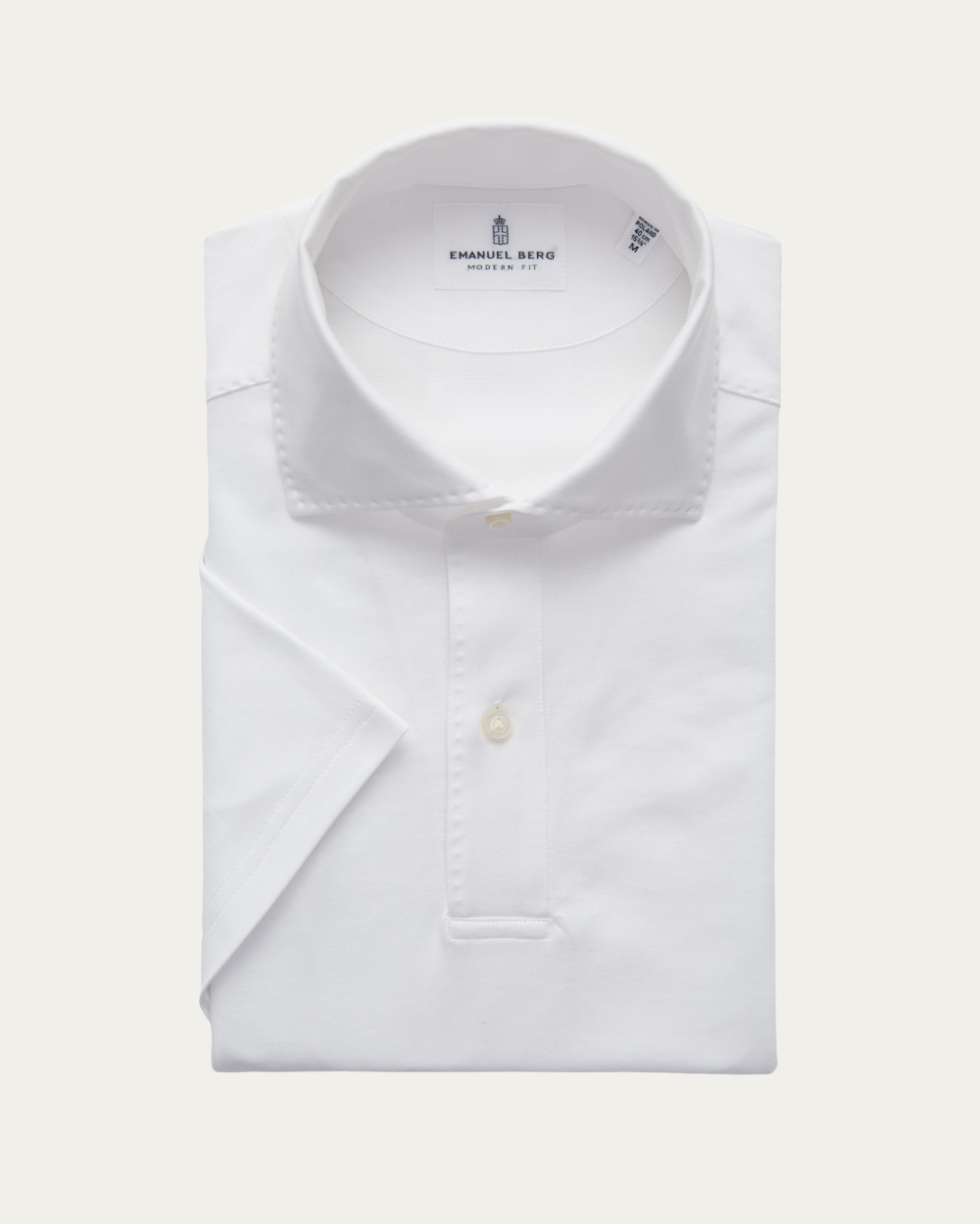 Polo z Jersey'u z krótkim rękawem