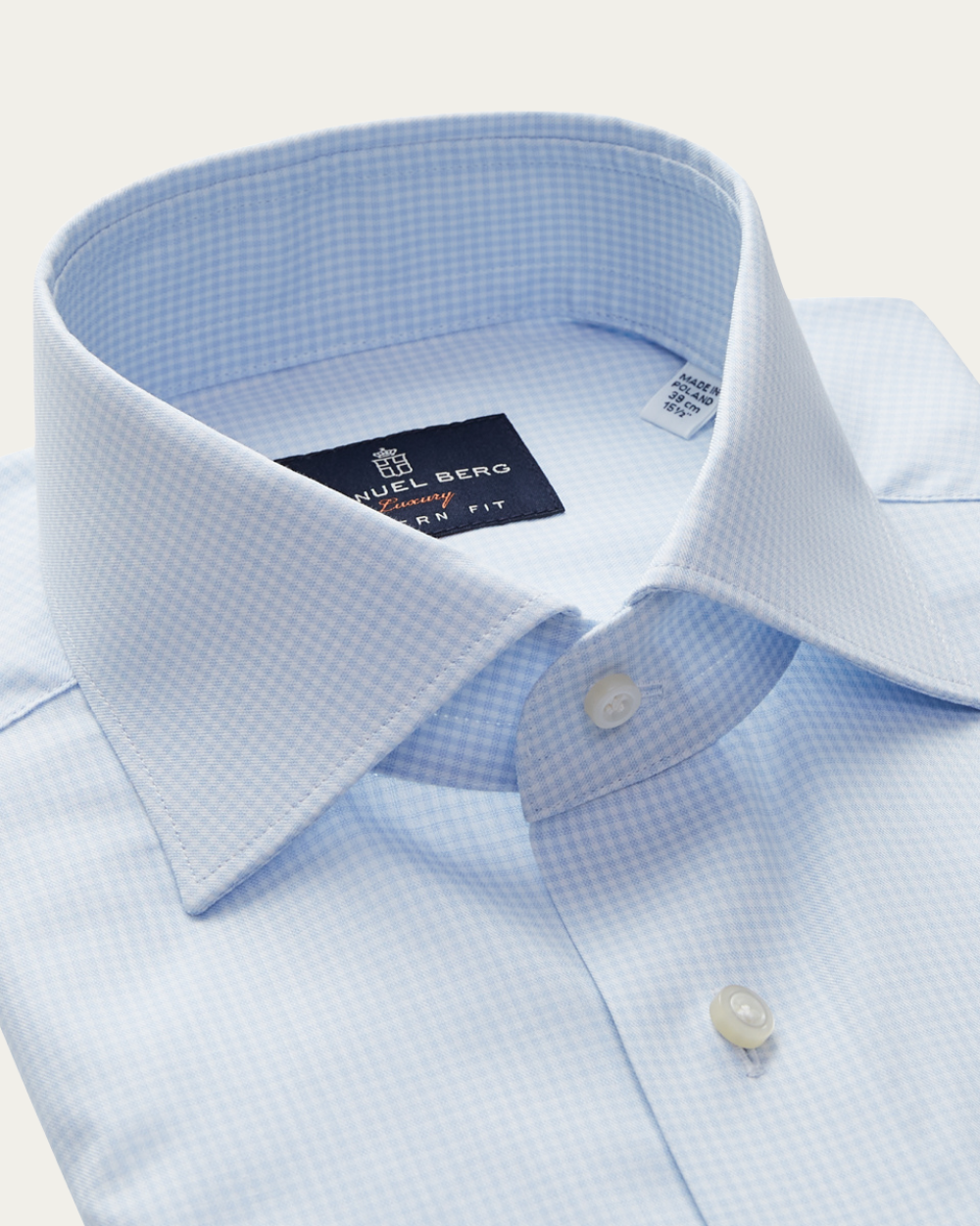 Emanuel Berg | Gingham Check Cotton Shirt