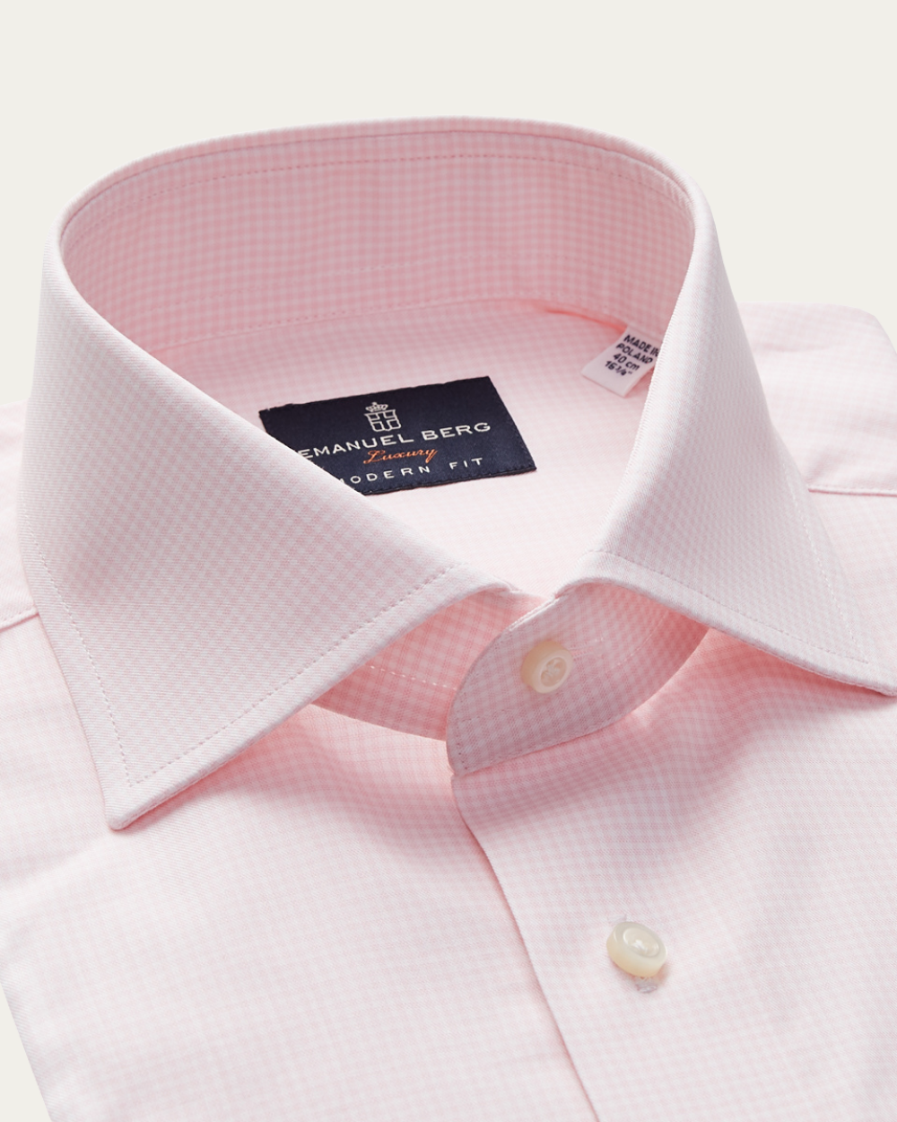 Emanuel Berg | Gingham Check Cotton Shirt