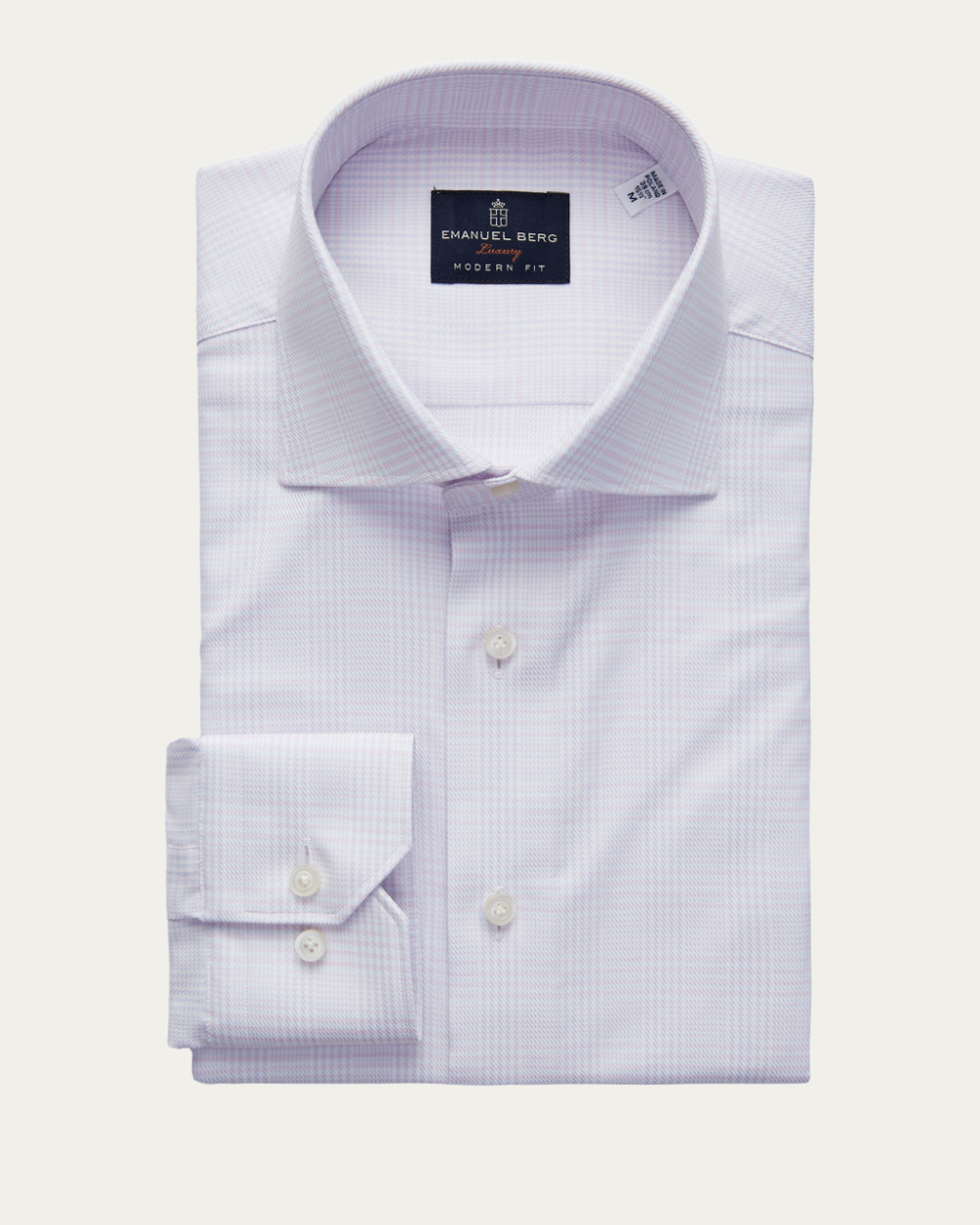 Emanuel Berg | Prince of Wales Check Cotton Shirt