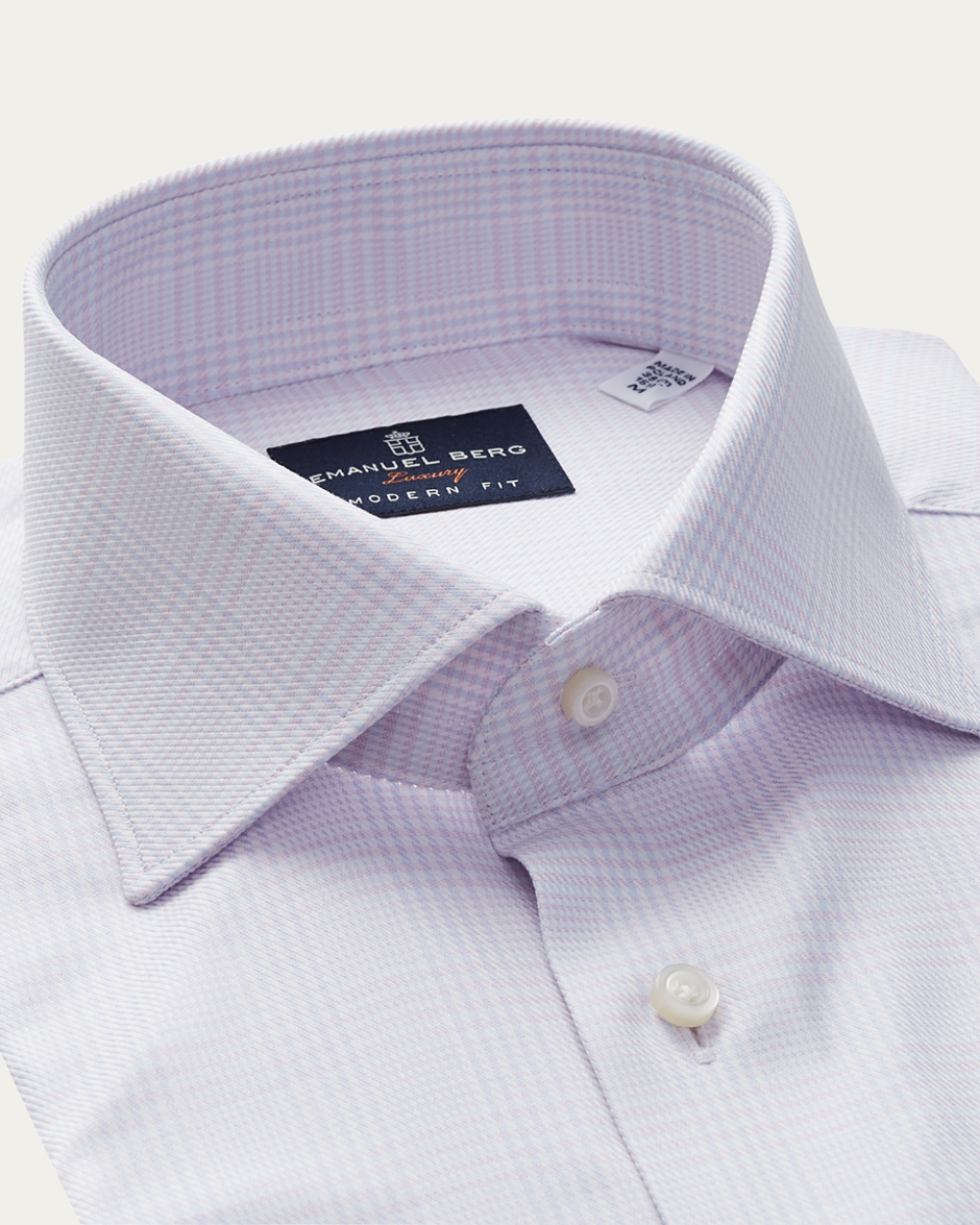 Emanuel Berg | Prince of Wales Check Cotton Shirt