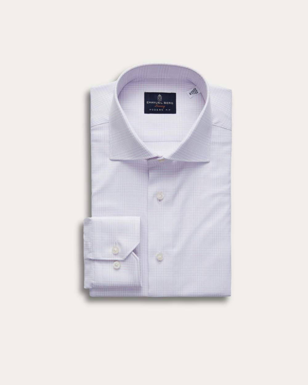 Prince of Wales Check Cotton Shirt | Emanuel Berg