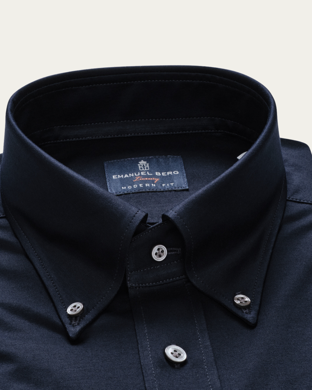 Navy Blue Jersey Shirt | Emanuel Berg