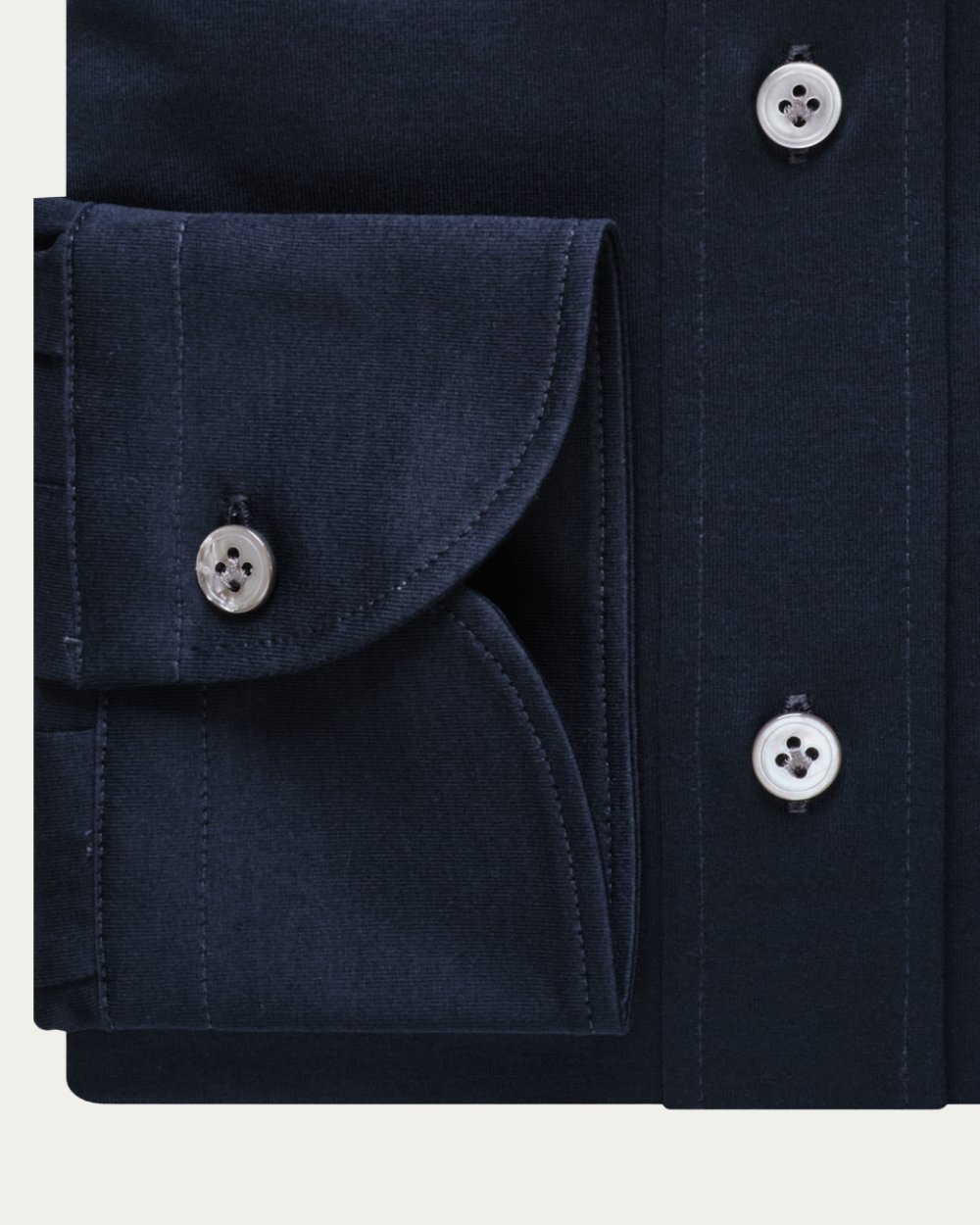 Navy Blue Jersey Shirt | Emanuel Berg